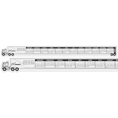 Semi Truck Computer Calendar (16"x1½")