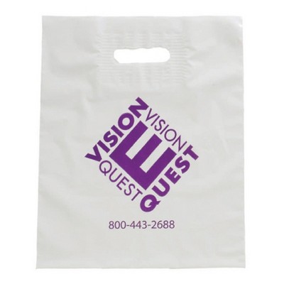 Machine Run 1.75 Mil Patch Handle Bag (18"x18""x4")