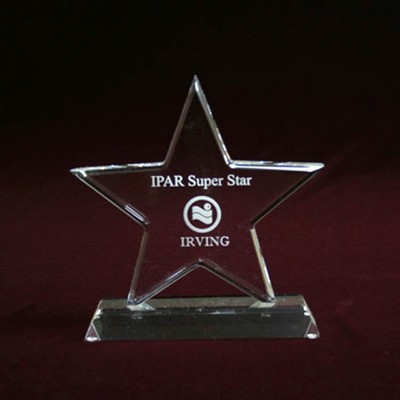 Polished Star Award (6 1/2"x6 3/4")