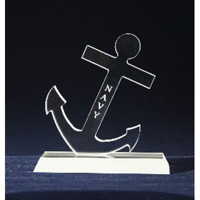 Frosted Anchor Award (7-1/2"x7-3/4")