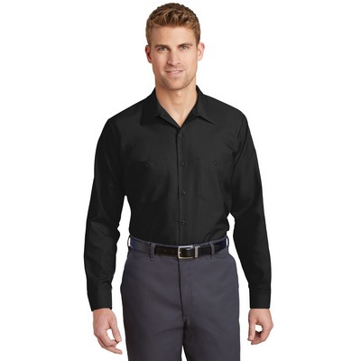 Red Kap® Long Sleeve Industrial Work Shirt.
