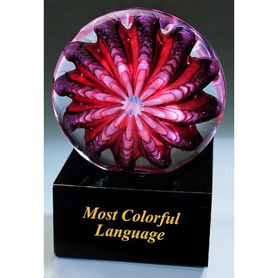 Most Colorful Language Sculpture w/ Marble Base (3.25"x4.75")