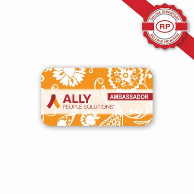 Full Color 50 Mil Name Badge (1.5"x2.875") Rectangle