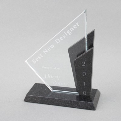 Prestige Granite 3 Award (6"x 7-1/2"x 2-1/2")