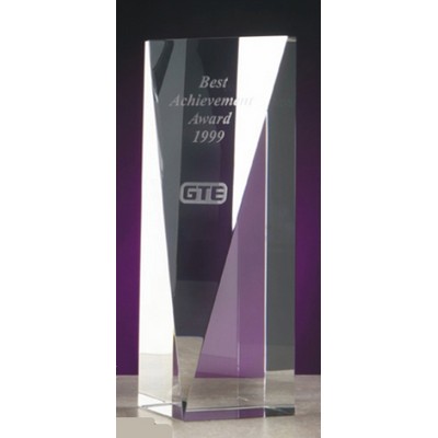 6" Optical Crystal Pillar Award