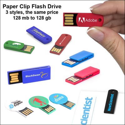 Paper Clip Flash Drive - 4 GB Memory