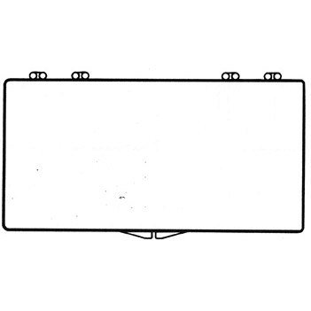 Rigid Clear Hinged Plastic Box (7"x3 1/2"x1 1/2")
