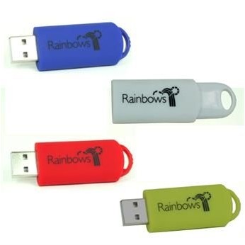 Clicker USB Drive w/Key Chain (128 GB)