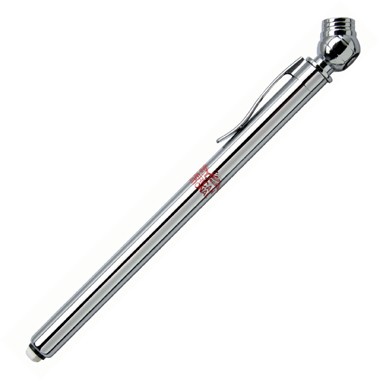 Chrome Brass Tire Gauge