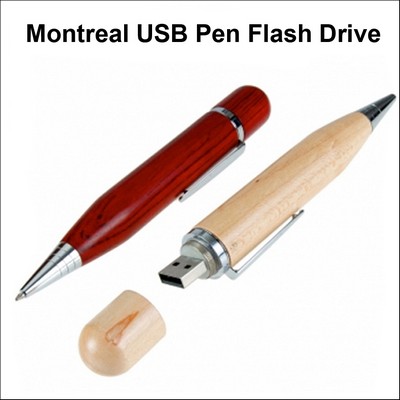 Montreal USB Pen Flash Drive - 512 MB Memory