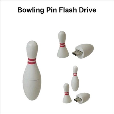 Bowling Pin Flash Drive - 4 GB Memory