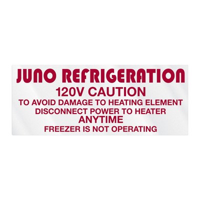 Rectangle Sticker | Square Corner | 1" x 2 1/2" | Clear Static | Static Face | Screen