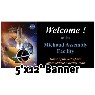 Custom Full Color Banner 5'x12'- 13 oz. Vinyl with grommets