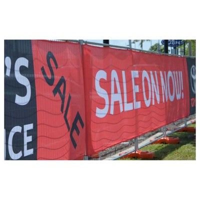 10 X 10 10 Oz. Mesh Vinyl Banners