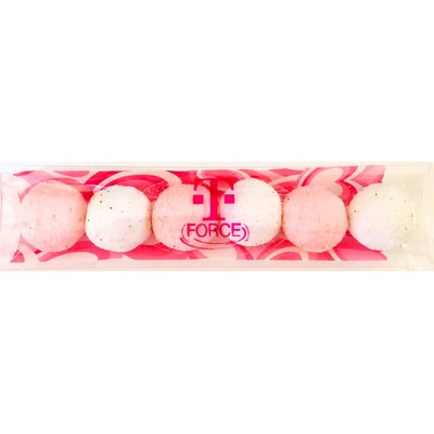 Wildflower Seed Bombs with Hearts Background