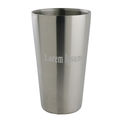 20 Oz. Sera™ Stainless Steel Beer/Cocktail Glass
