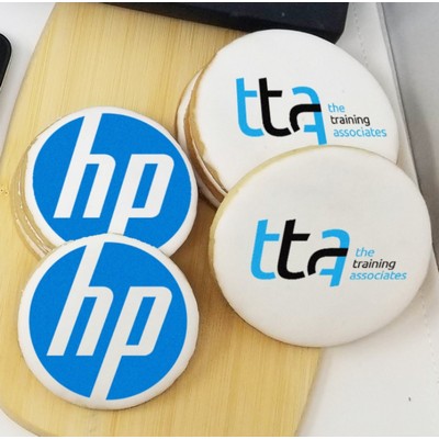 4" Round Logo Sugar Cookie