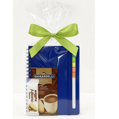 Notebook & Cocoa Gift Set with Cookies