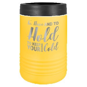 Polar Camel Yellow Stainless Steel Beverage Holder