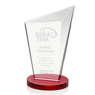 Nemesus Award w/Red Base (5 1/4"x 8")