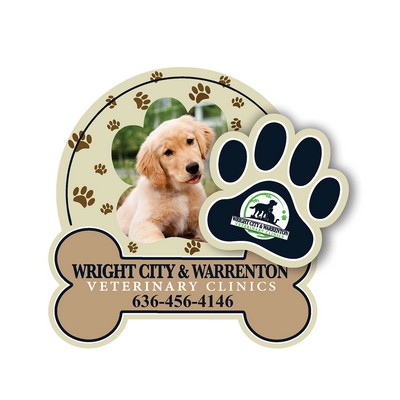 Picture Frame Magnet-5"X5.25" With Paw Cut Out-20Mil-Full Color