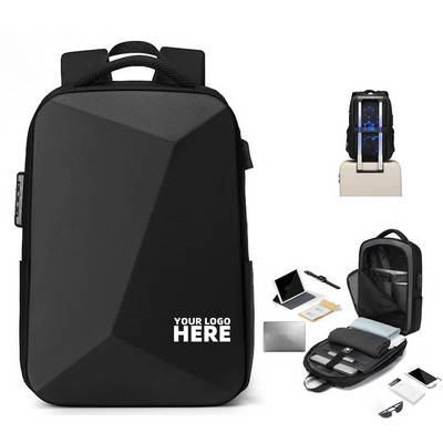 16'' Expandable Anti Theft Hard Shell Backpack