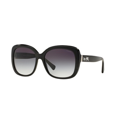 Coach® Women's Black/Blue Sunglasses