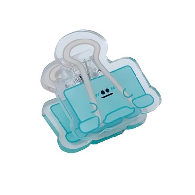 Cartoon Face Acrylic Paper Clip