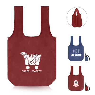 T-Shirt Style Foldable Shopping Tote Bag