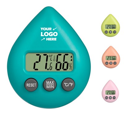 Teardrop Shape Indoor Digital Thermometer