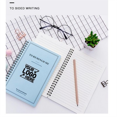 A5 Spiral-Bound Notebook for Easy Writing and Organization