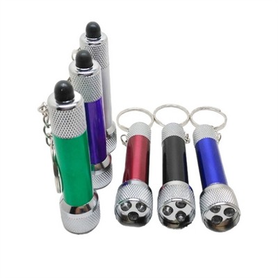Small LED Flashlight for Portable Keychain.