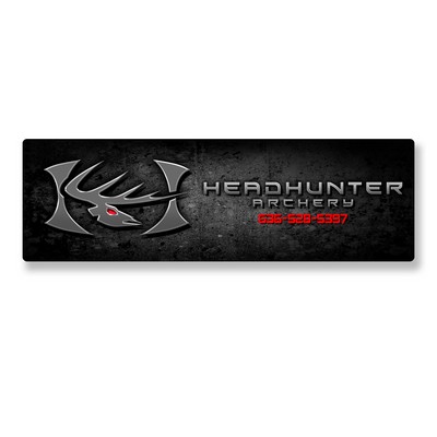 Decal On White Vinyl Material - Laminated For Extended Outdoor Use (6"X10")