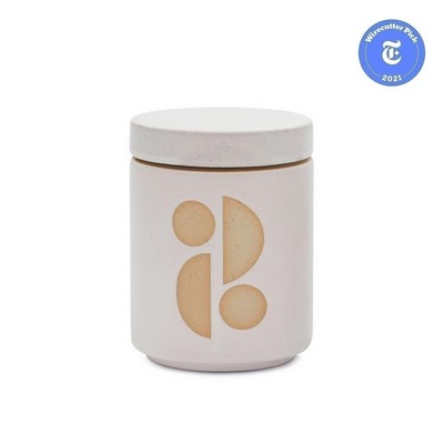 Form 12 Oz White Ceramic With Lid - Tobacco Flower