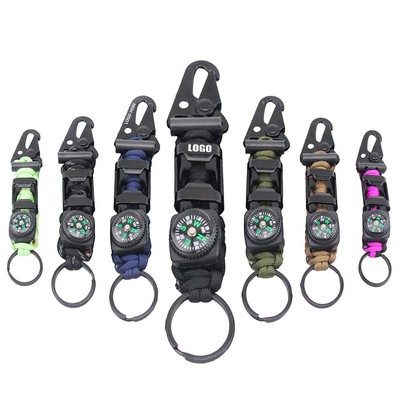 Versatile Retractable Keychain with Velcro