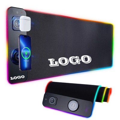 Magnetic Luminescent Wireless Charging Mouse Pad