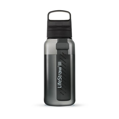 Lifestraw Go 1L Water Filter Bottle W/ Tritan Renew Nordic Noir