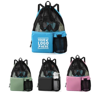 Beach Drawstring Backpack