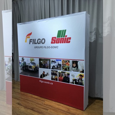 Velcro Pop-up Kiosk - Straight 8' - Frame