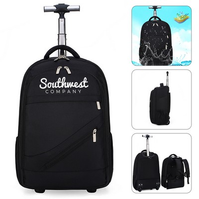 Wheeled Trolley Laptop Backpack