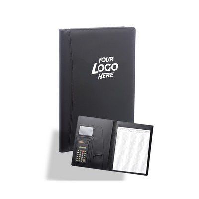 Calculator Pu Leather Portfolios