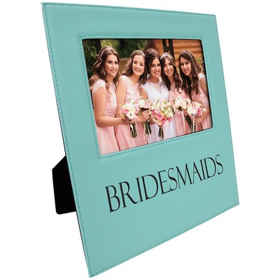 Leatherette Photo Frame w/Eng Area