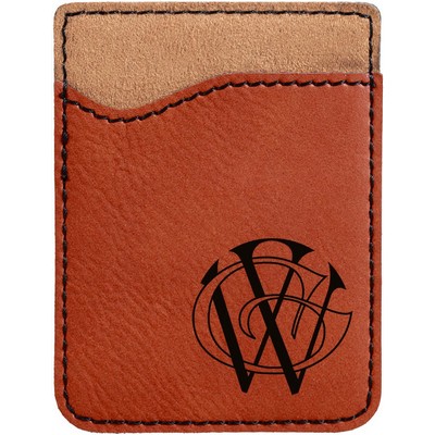 Leatherette Phone Wallet