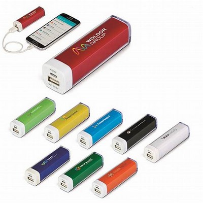 UL Certified Plastic Lipstick Power Bank 2600mah