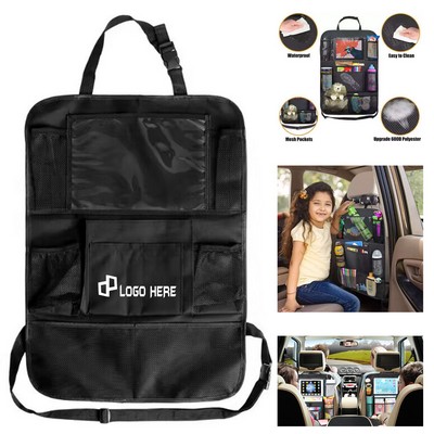 Car Backseat Organizer W/ Tablet Pc Holder