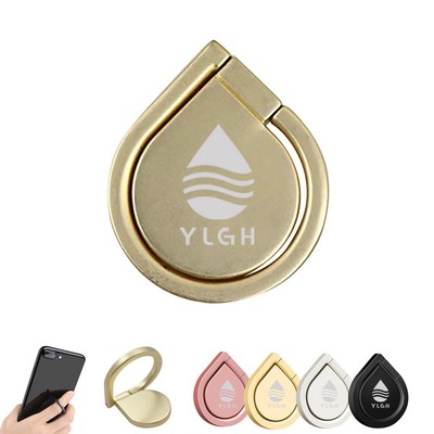 Water Drop Phone Stand With Finger Ring