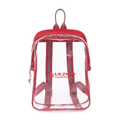 Sigma Clear Mini Backpack - Red