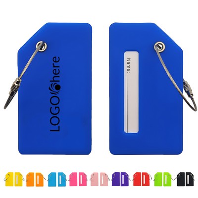 Personalized Silicone Luggage Tag with ID Card