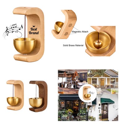 Wooden Brass Doorbell