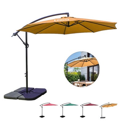 Double - Top 9ft Cantilever Patio Shade